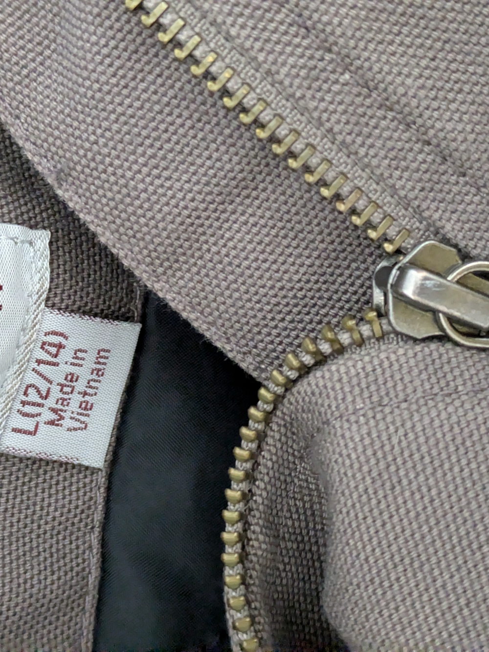 Carhartt Hooded Vest Gray Large 12/14 Thinsulate - Picture 6 of 9